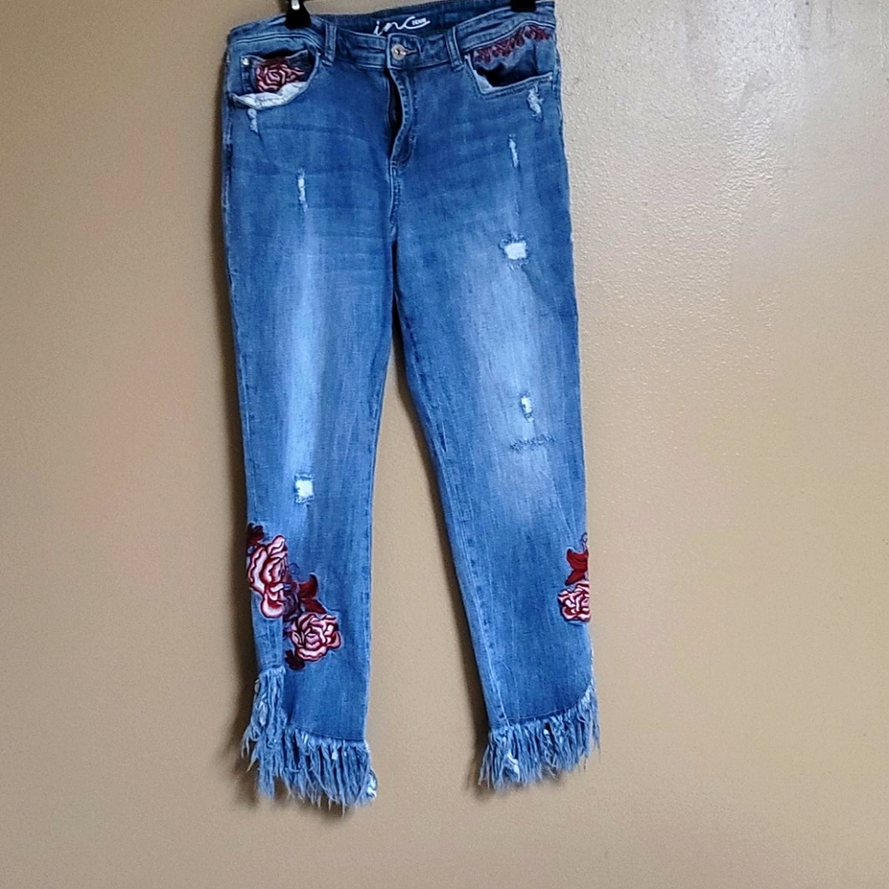 Embroidered Jeans